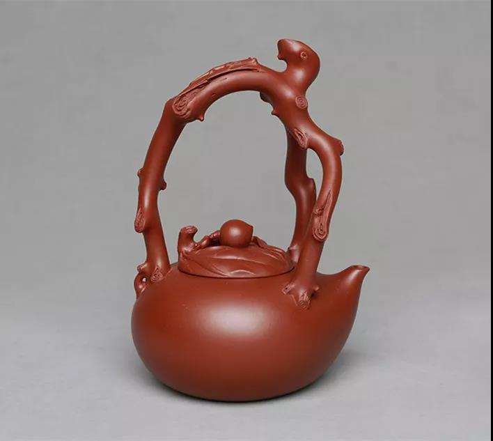 10種最美花器提梁壺，精美別致雕花紫砂壺!