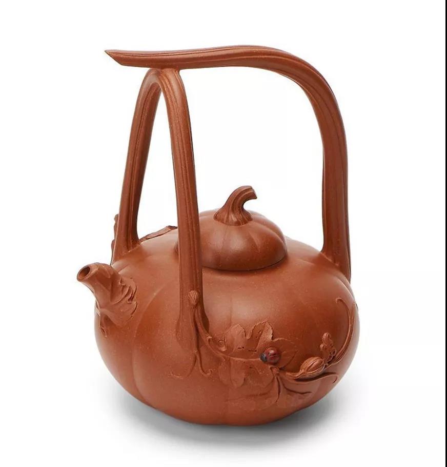 10種最美花器提梁壺，精美別致雕花紫砂壺!